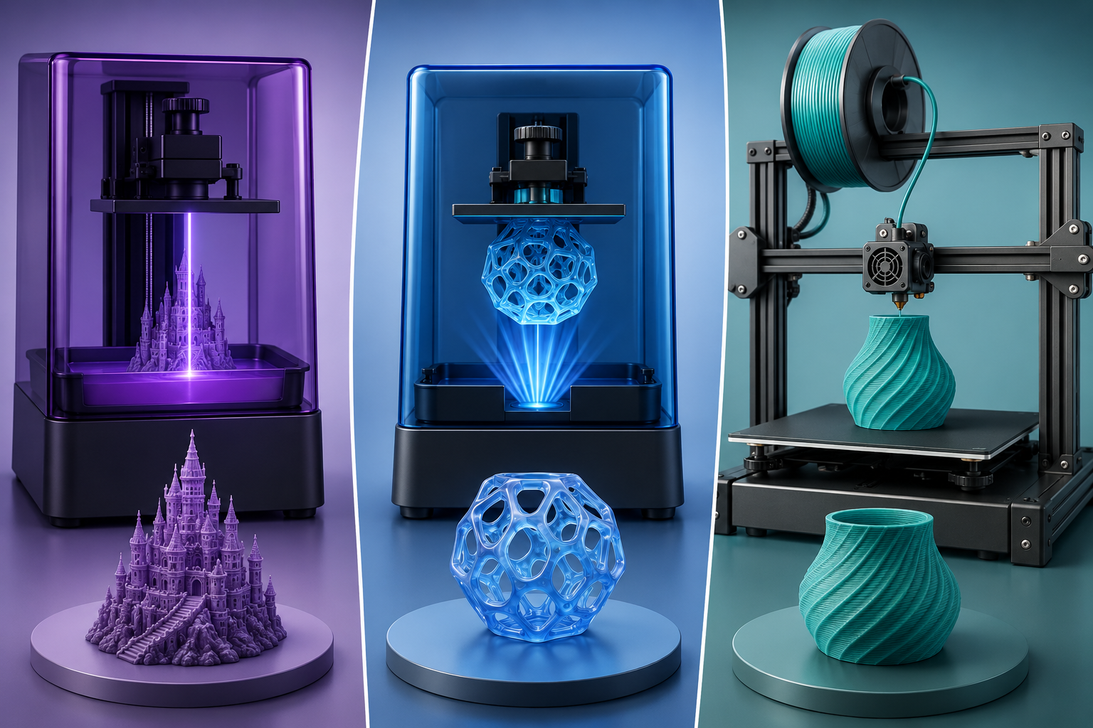 SLA vs DLP vs FDM: Which 3D Printing Technology Should You Choose? SLA vs DLP vs FDM: Which 3D Printing Technology Should You Choose?